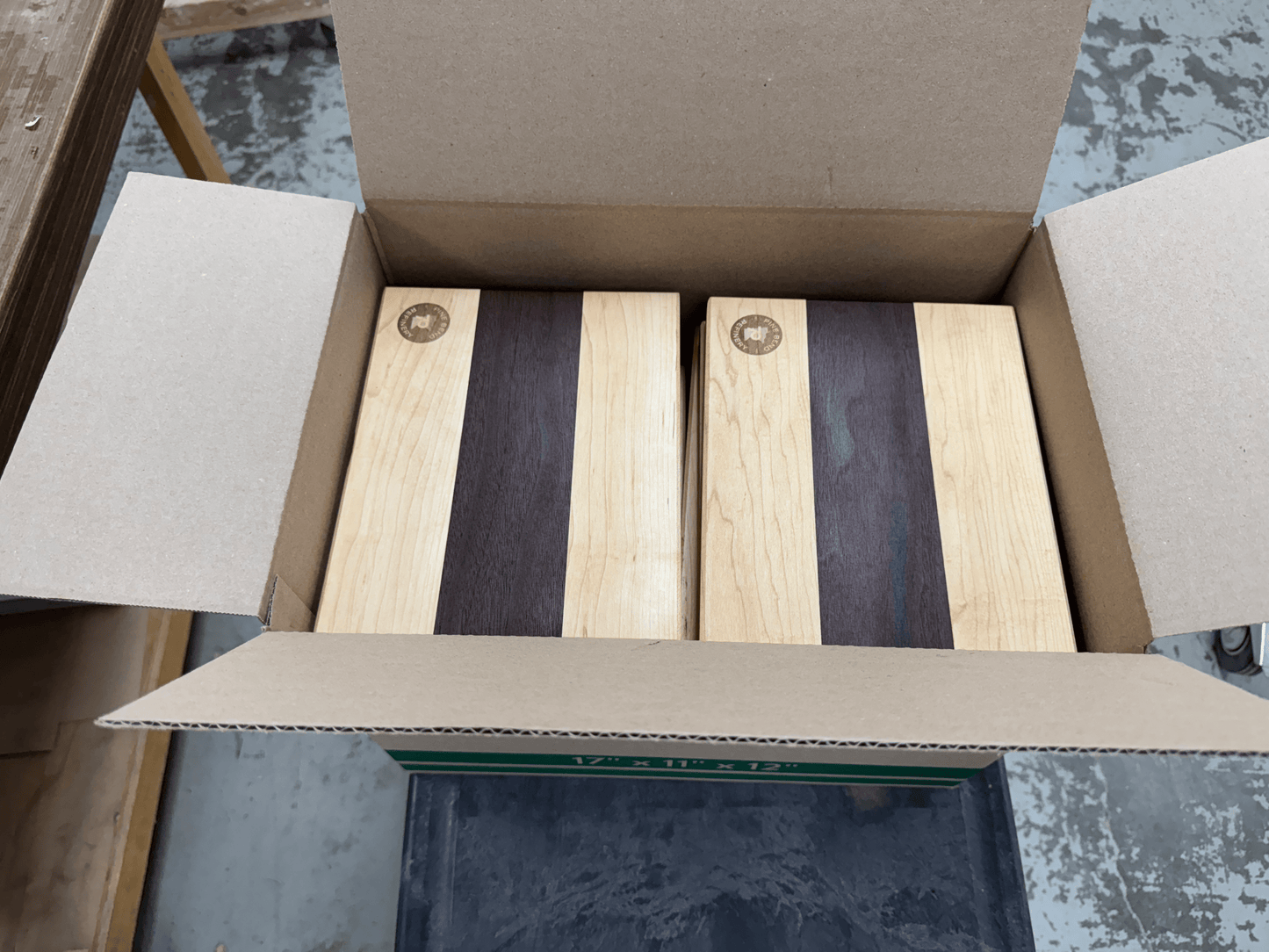 Three Piece Logo Charcuterie Board